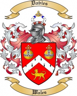 Davies Family Crest from Wales3