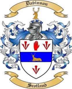 Davinson Family Crest from Scotland