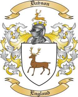 Davson Family Crest from England