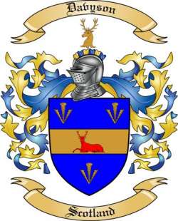Davyson Family Crest from Scotland