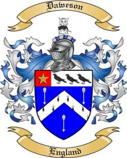 Daweson Family Crest from England