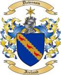 Daweson Family Crest from Ireland