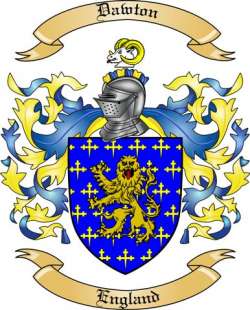 Dawton Family Crest from England