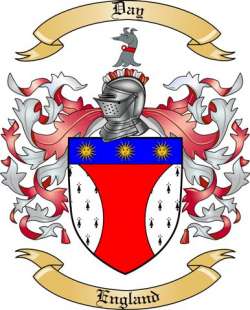 Day Family Crest from England