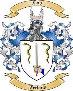 Day Family Crest from Ireland
