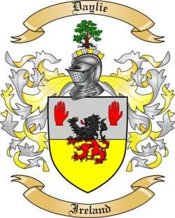 Daylie Family Crest from Ireland