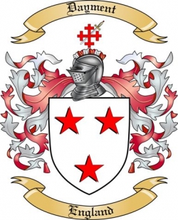 Dayment Family Crest from England