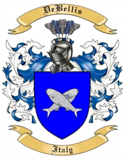 DeBellis Family Crest from Italy