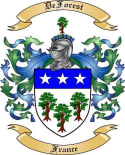 DeForest Family Crest from France
