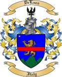 DeLuca Family Crest from Italy