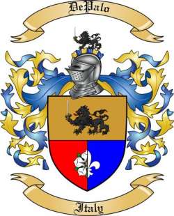 DePalo Family Crest from Italy