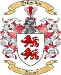 DePoulien Family Crest from France