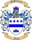 DeStefanis Family Crest from Italy