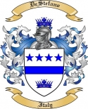 DeStefano Family Crest from Italy