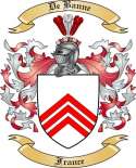 De Banne Family Crest from France