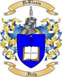 De Blasis Family Crest from Italy