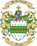 De Guilbault Family Crest from France