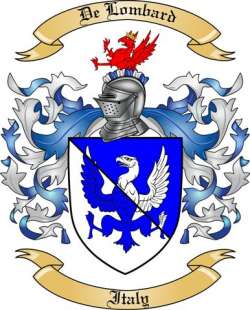 De Lombard Family Crest from Italy