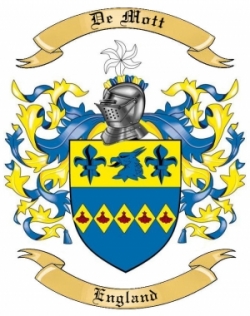 De Mott Family Crest from England