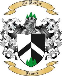 De Rochie Family Crest from France