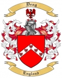 Deag Family Crest from England