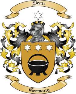 Dean Family Crest from Germany