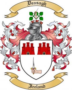 Deasagh Family Crest from Ireland