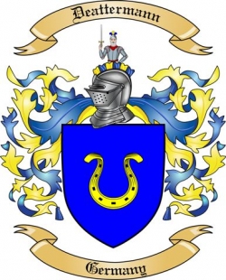 Deattermann Family Crest from Germany