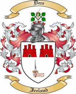 Dece Family Crest from Ireland