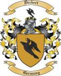 Deckert Family Crest from Germany