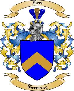 Deel Family Crest from Germany