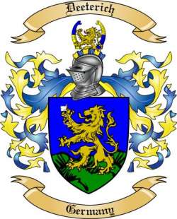 Deeterich Family Crest from Germany2