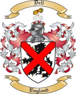 Dell Family Crest from England