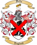 Dells Family Crest from England
