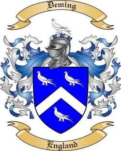 Deming Family Crest from England