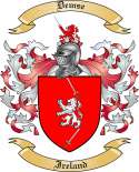 Demse Family Crest from Ireland