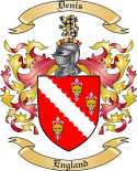 Denis Family Crest from England2
