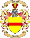 Denizot Family Crest from France
