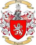 Denly Family Crest from England