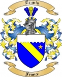 Dennis Family Crest from France2