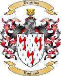 Denniss Family Crest from England