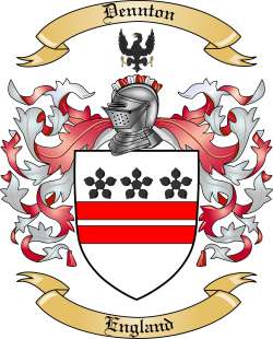 Dennton Family Crest from England