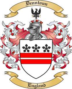 Denntoun Family Crest from England