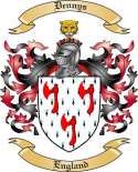 Dennys Family Crest from England