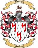Dennys Family Crest from Ireland