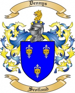 Dennys Family Crest from Scotland