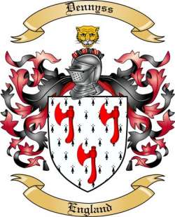 Dennyss Family Crest from England