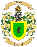 Dent Family Crest from England