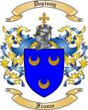 Depinoy Family Crest from France
