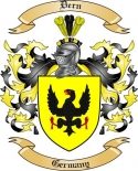 Dern Family Crest from Germany
